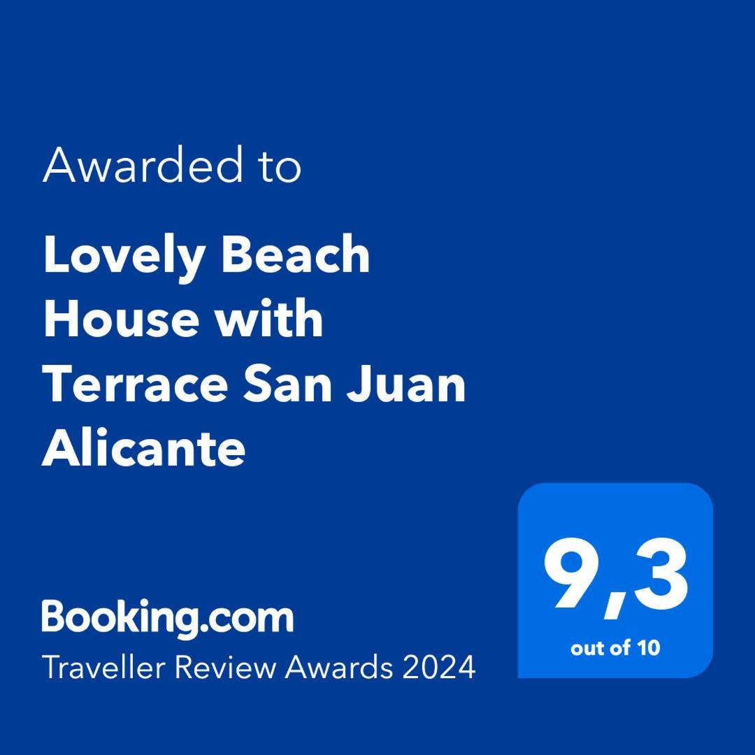 Lovely Beach House With Terrace San Juan Alicante エル・カンページョ エクステリア 写真